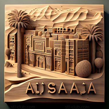 3D model Aqaba in Jordan (STL)